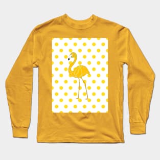 YELLOW Flamingo Gift Long Sleeve T-Shirt